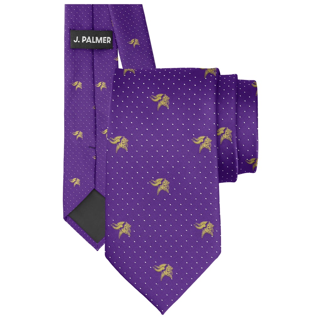 Minnesota Vikings J. Palmer Game Day Polka Dot Tie
