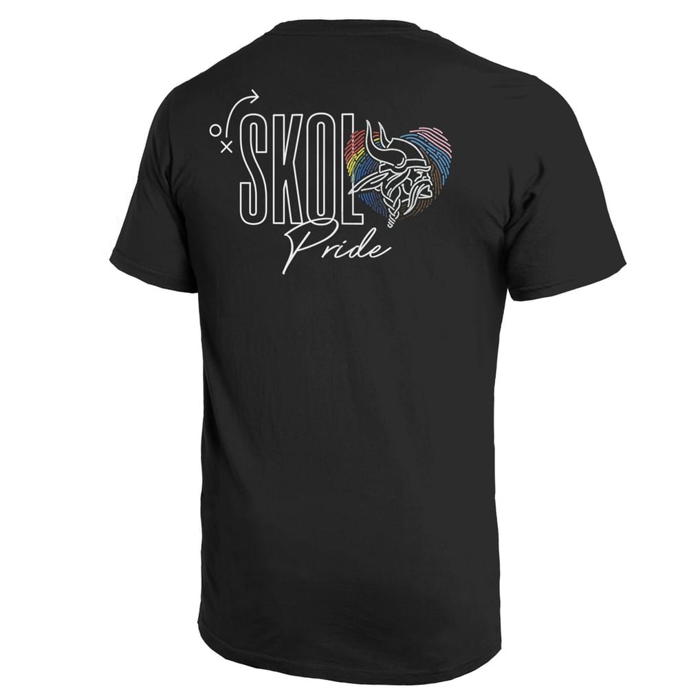 Minnesota Vikings Majestic Threads Pride Pocket T-Shirt - Black