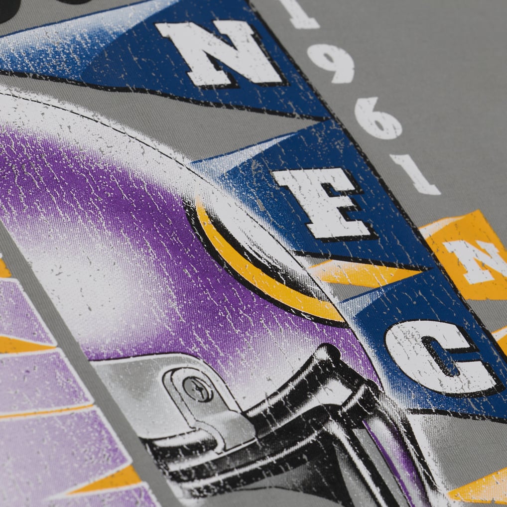 Men's Minnesota Vikings Mitchell & Ness Gray Core Essentials Street ...