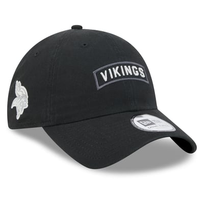 Minnesota Vikings New Era 2026 Salute To Service Casual Classic Adjustable Hat - Black