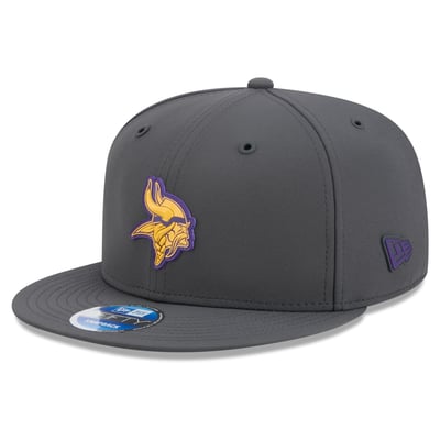 Minnesota Vikings New Era 2026 Sideline Cold Weather  9FIFTY Snapback Hat - Charcoal