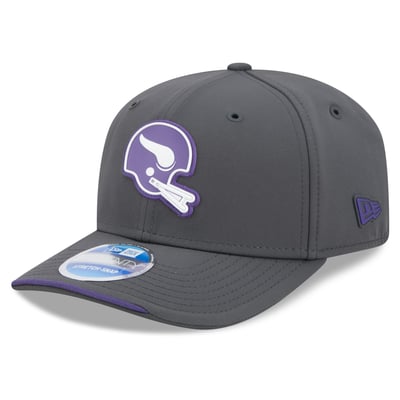 Minnesota Vikings New Era 2026 Sideline Cold Weather  9SEVENTY Adjustable Hat - Charcoal