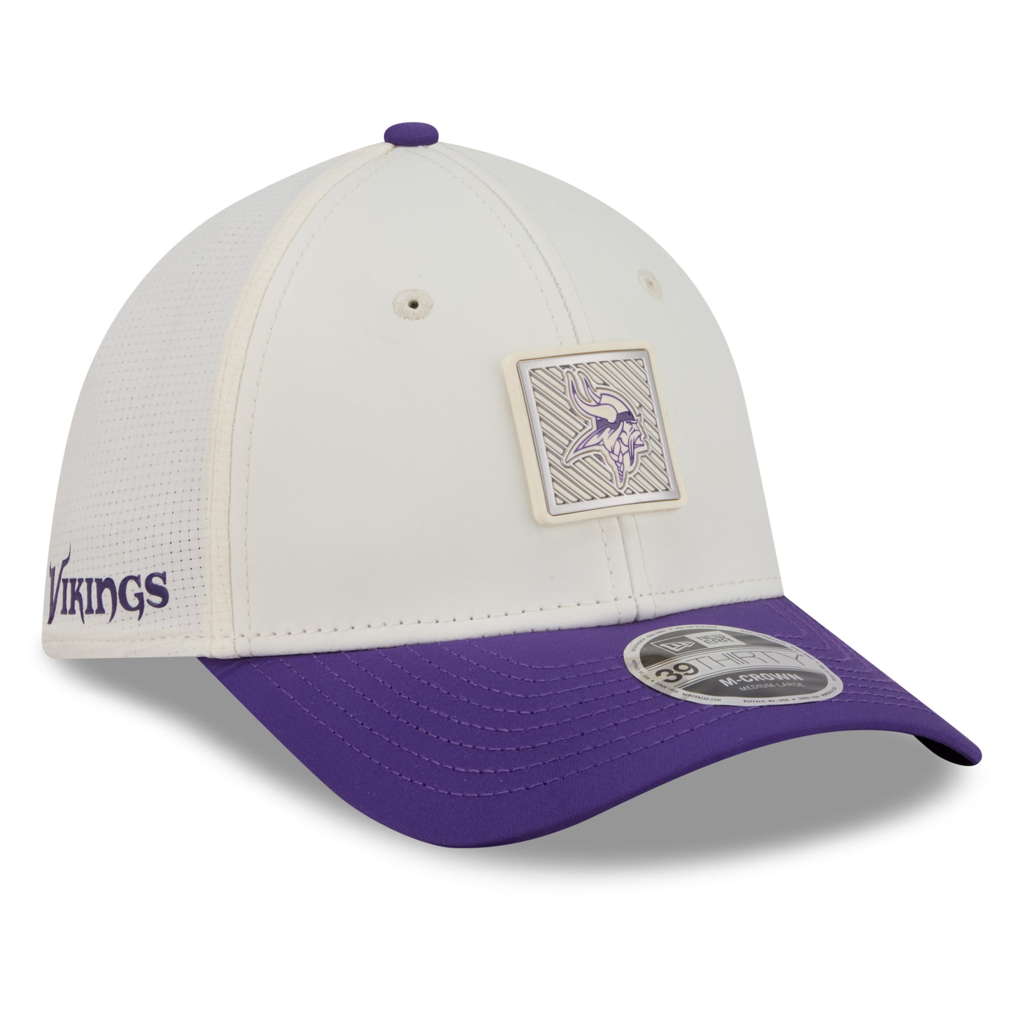 Men's Minnesota Vikings New Era Cream/Purple 2026 NFL Training Camp ...