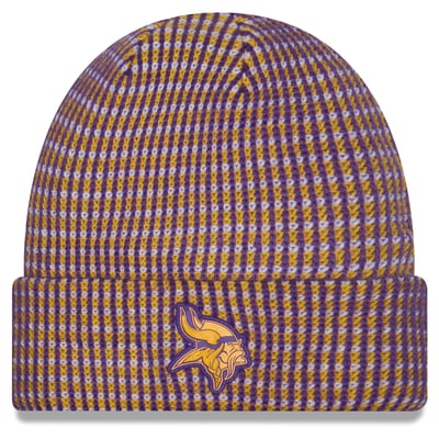 Minnesota Vikings New Era 2026 Sideline Cold Weather  Cuffed Knit Hat - Gold