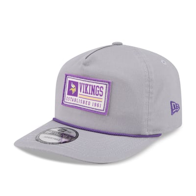 Minnesota Vikings New Era Patch 19TWENTY Adjustable Hat - Gray
