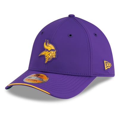 Minnesota Vikings New Era 2026 Sideline 39THIRTY M-Crown Flex Hat - Purple