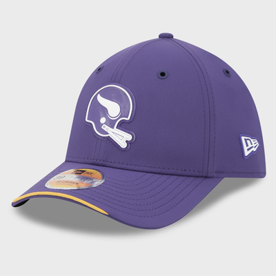 Minnesota Vikings New Era 2026 Sideline Throwback 39THIRTY M-Crown Flex Hat - Purple