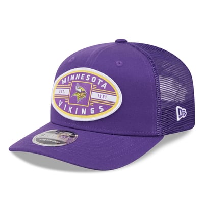 Minnesota Vikings New Era Collegiate 9SEVENTY Trucker Hat - Purple
