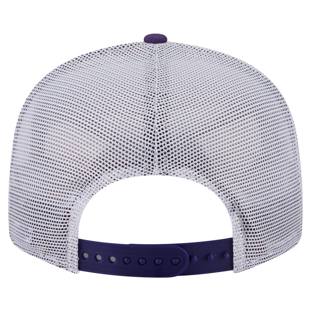  Minnesota Vikings New Era Core Team 9FIFTY Trucker Snapback Hat - Purple