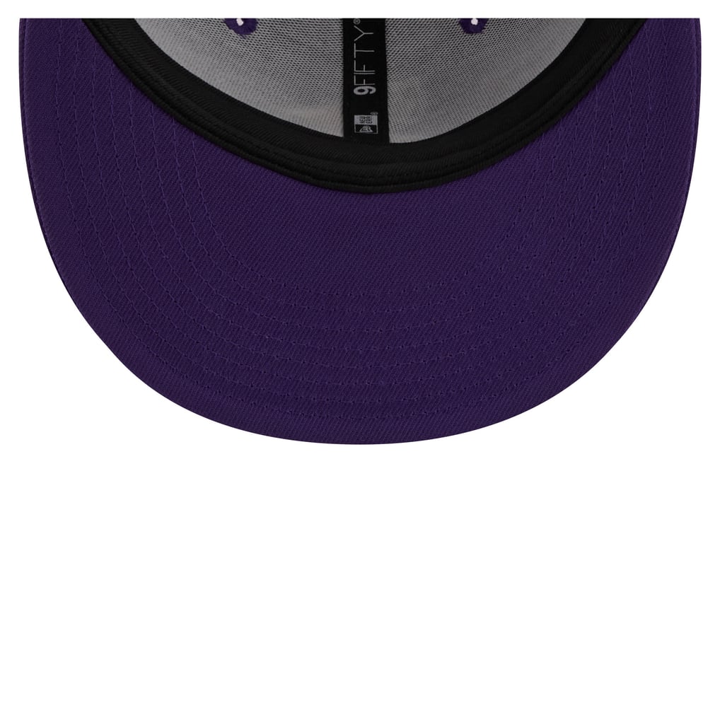  Minnesota Vikings New Era Core Team 9FIFTY Trucker Snapback Hat - Purple