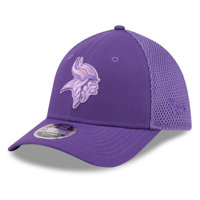 Minnesota Vikings New Era Neo Mesh 39THIRTY M-Crown Stretch Hat - Purple