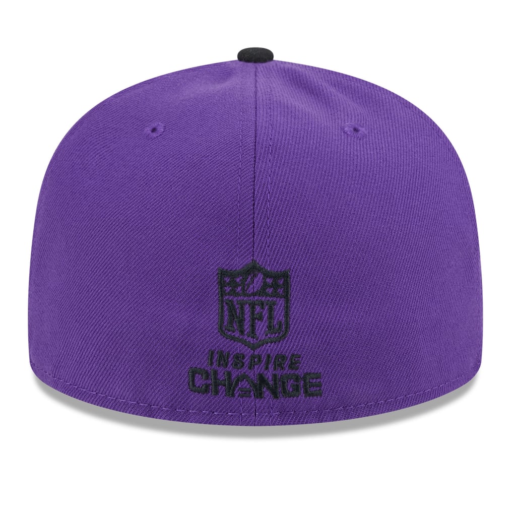 Minnesota Vikings 2024 Inspire‎ Change New Era Knit Hat Size M/L Purple Black Minnesota Vikings 2024 Inspire Change New Era Knit Hat Size  main image 3