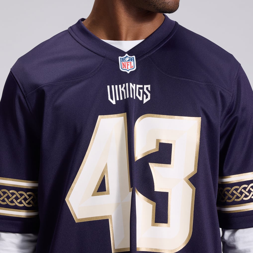 Men's Minnesota Vikings Andrew Van Ginkel Nike Purple 2026 Rivalries ...