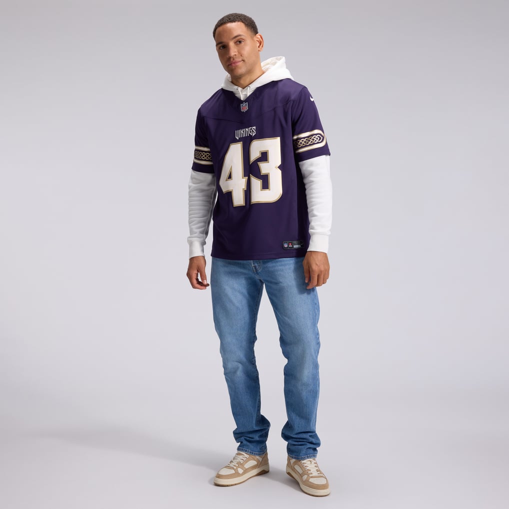 Men's Minnesota Vikings Andrew Van Ginkel Nike Purple 2026 Rivalries ...