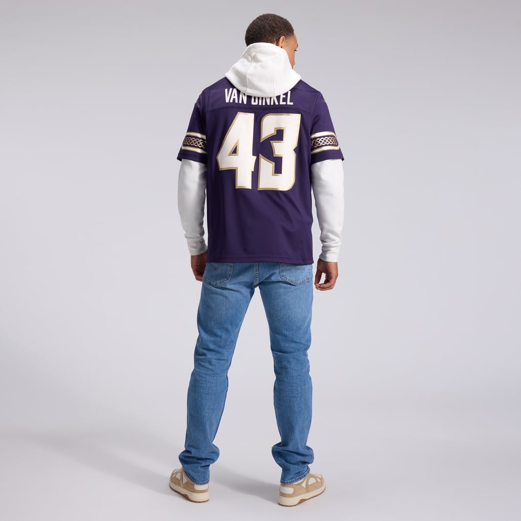 Men's Minnesota Vikings Andrew Van Ginkel Nike Purple 2026 Rivalries ...