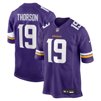 Brett Thorson Minnesota Vikings Nike Team Game Jersey - Purple