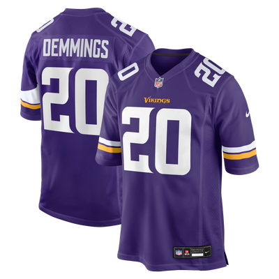 Charles Demmings Minnesota Vikings Nike Team Game Jersey - Purple