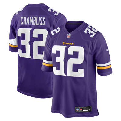 Chaz Chambliss Minnesota Vikings Nike Team Game Jersey - Purple