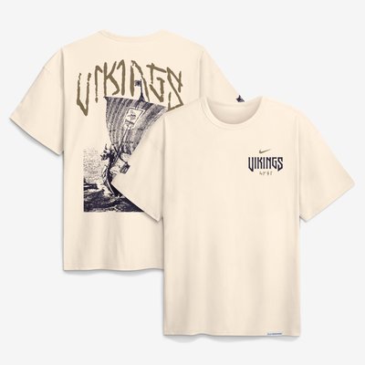  Minnesota Vikings Nike 2026 Rivalries Collection Max90 T-Shirt - Cream
