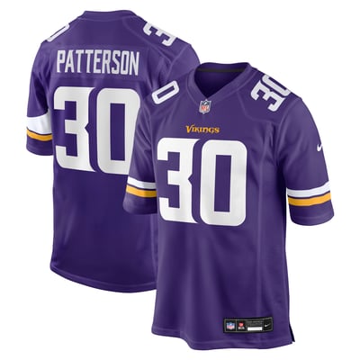 Jaret Patterson Minnesota Vikings Nike Team Game Jersey - Purple