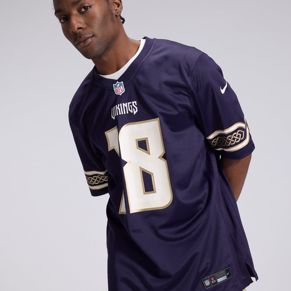 Men's Nike Justin Jefferson Purple Minnesota Vikings 2026 Rivalries ...