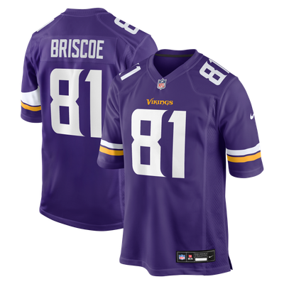 Michael Briscoe Minnesota Vikings Nike Team Game Jersey - Purple