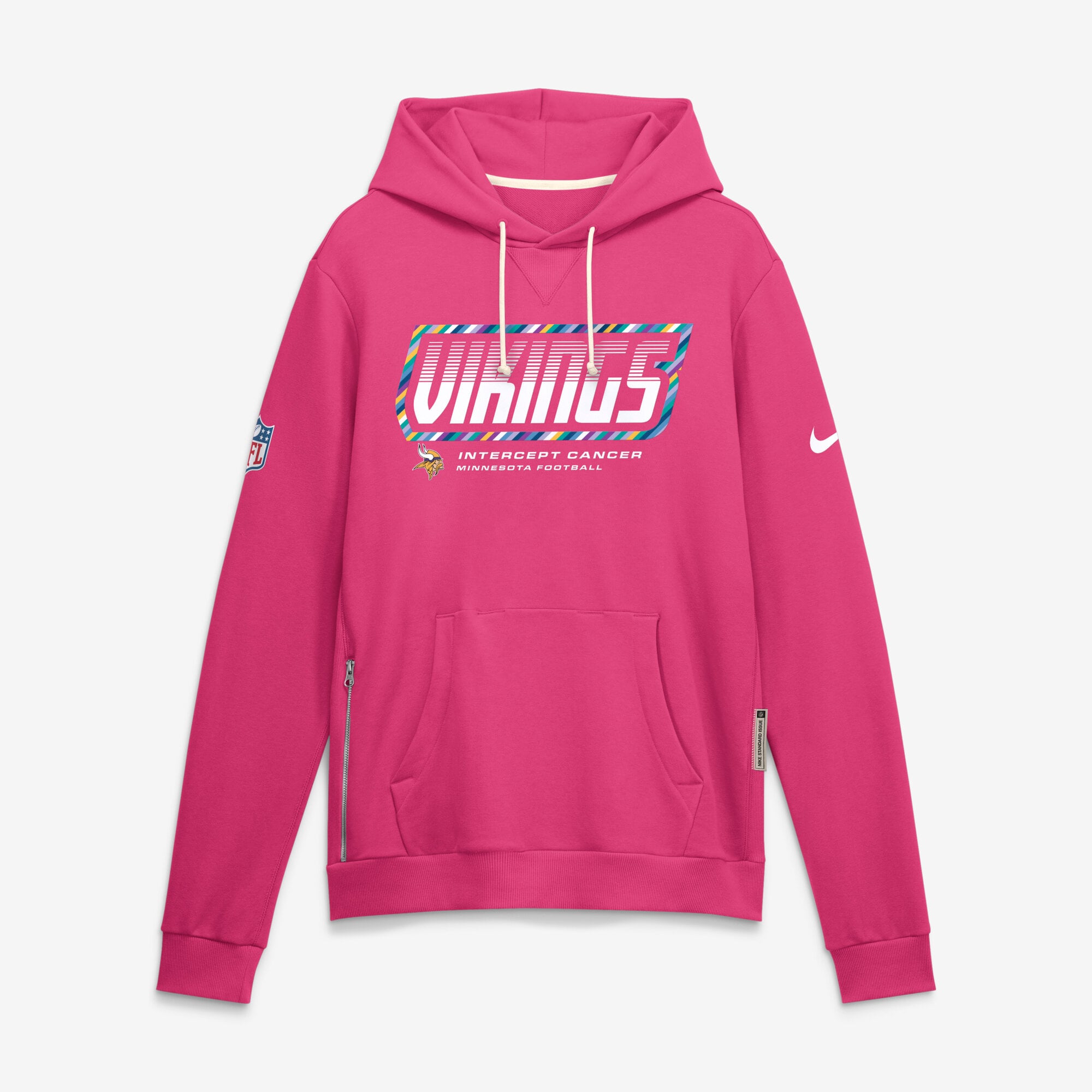 Men's Nike Pink Minnesota Vikings 2026 NFL Crucial Catch Sideline ...
