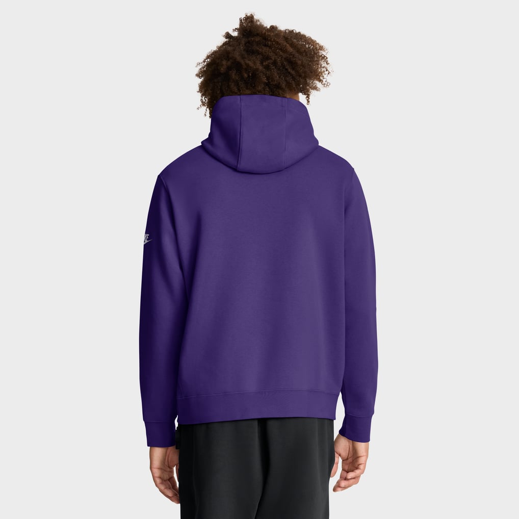 Men's Nike Purple Minnesota Vikings Best Season Rewind Club Pullover Hoodie