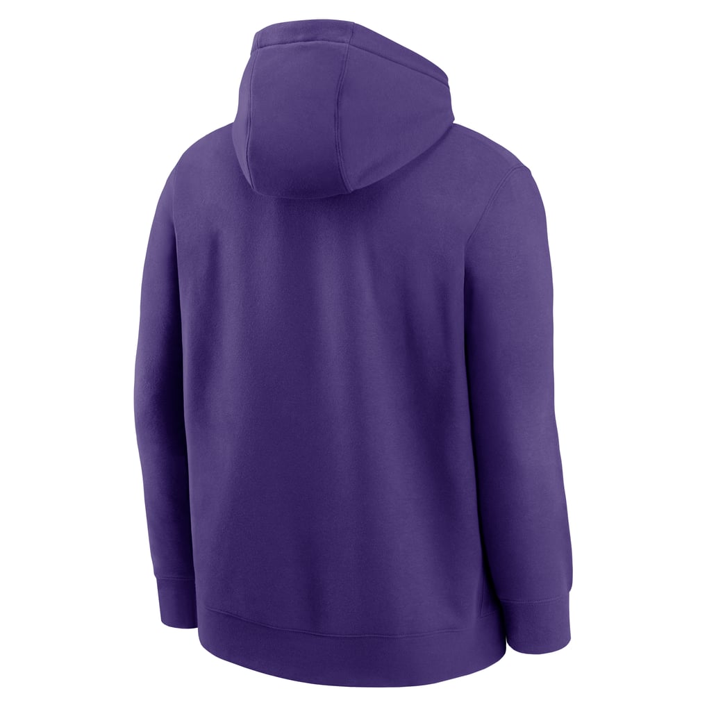 Men's Nike Purple Minnesota Vikings Best Season Rewind Club Pullover Hoodie