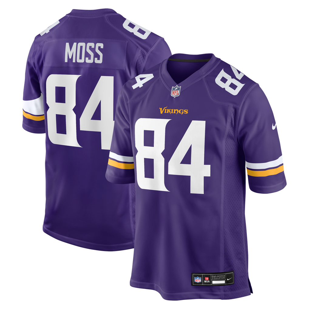Randy Moss Minnesota Vikings Nike Game Retired Player Jersey - Purple