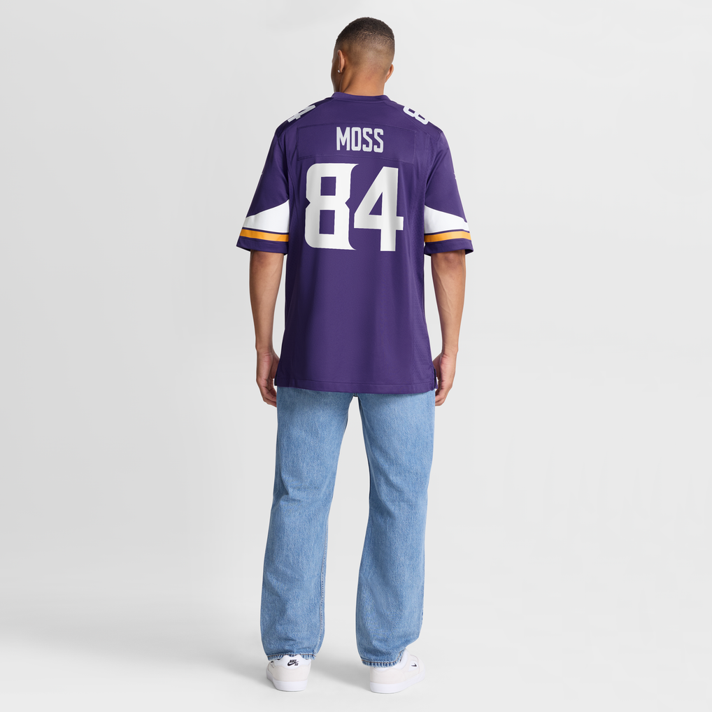 Randy Moss Minnesota Vikings Nike Game Retired Player Jersey - Purple