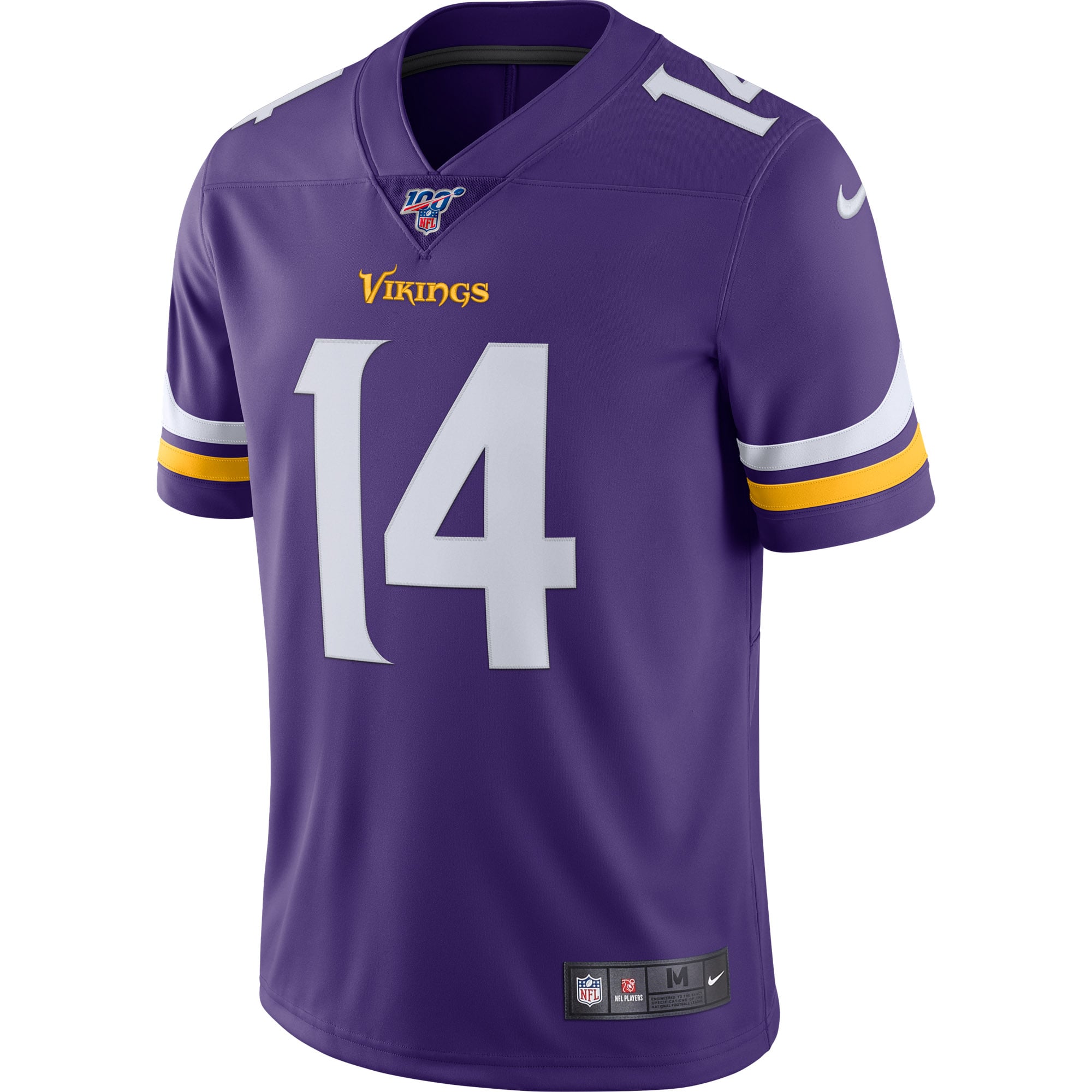 Men's Minnesota Vikings Stefon Diggs Nike Purple NFL 100 Vapor