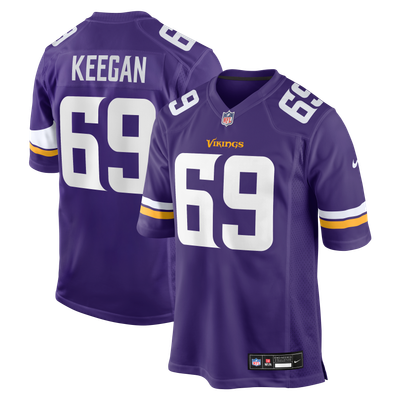 Trevor Keegan Minnesota Vikings Nike Team Game Jersey - Purple