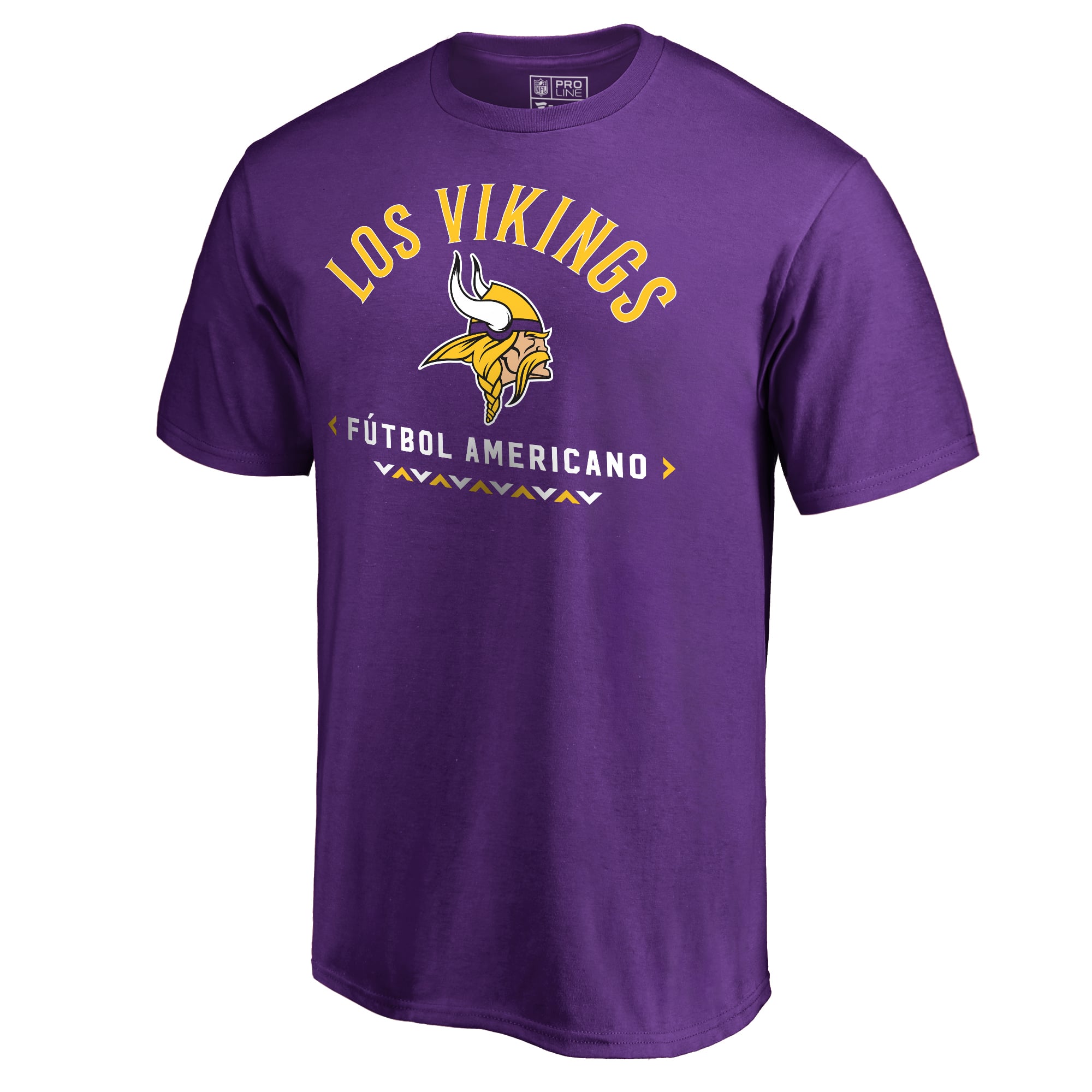Men's Minnesota Vikings Purple Futbol Americano T-Shirt