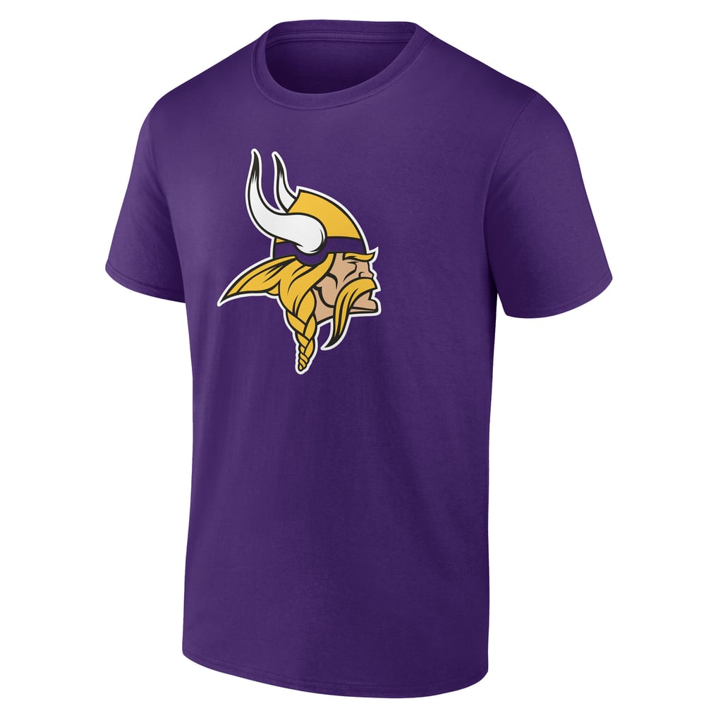 Minnesota Vikings Team Authentic Personalized Name & Number T-Shirt - Purple
