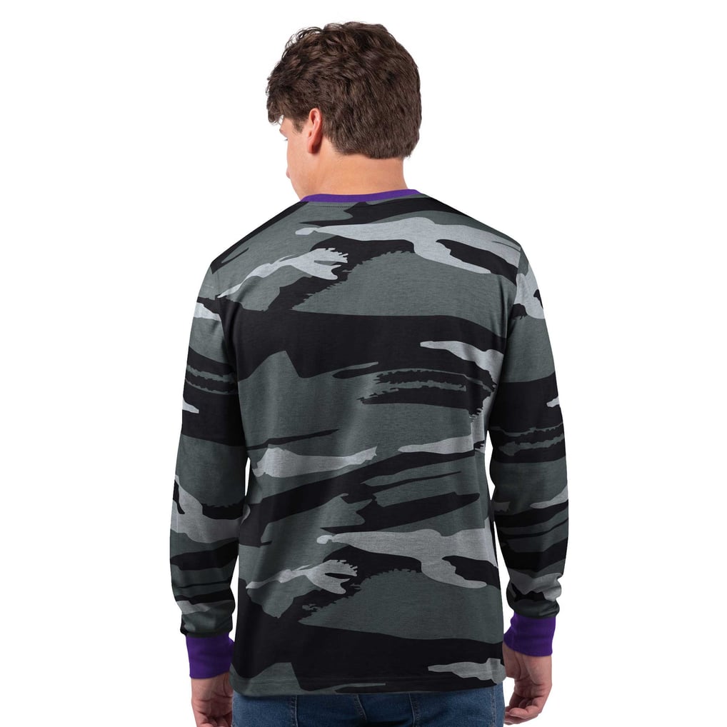 Minnesota Vikings Starter Thursday Night Gridiron Long Sleeve T-Shirt- Gray