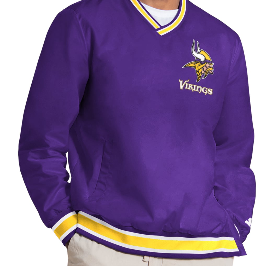 Justin Jefferson Minnesota Vikings Starter Player Layer V-Neck Pullover - Purple