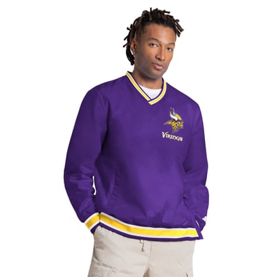 Justin Jefferson Minnesota Vikings Starter Player Layer V-Neck Pullover - Purple