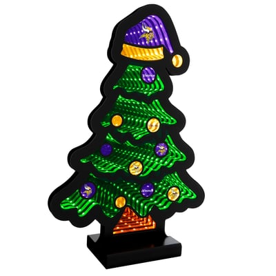 Minnesota Vikings 12" Christmas Tree LED Infinity Light