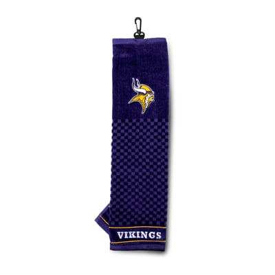 Minnesota Vikings 16" X 22" Tri-Fold Embroidered Scrubber Golf Towel