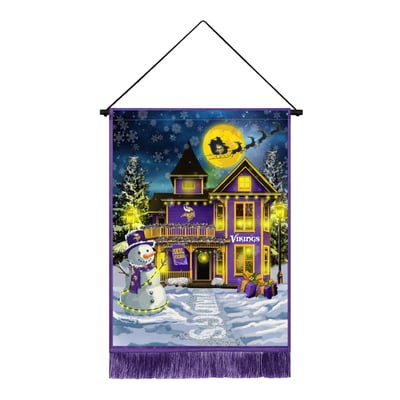 Minnesota Vikings 18" x 24" LED Christmas Tapestry