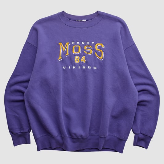 Minnesota Vikings 2000s Pullover Sweatshirt - Purple - L by Fanatics Real Vintage