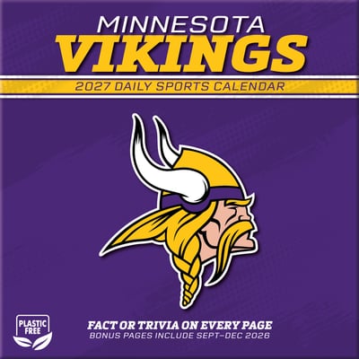 Minnesota Vikings 2027 Box Calendar
