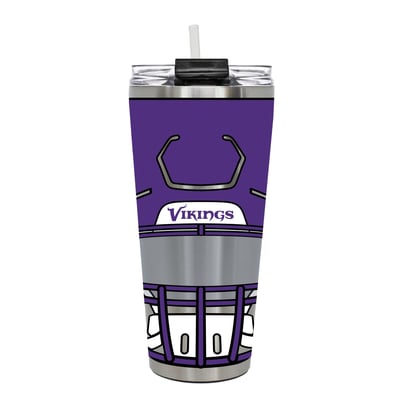 Minnesota Vikings 32oz. Helmet Big Slim Tumbler