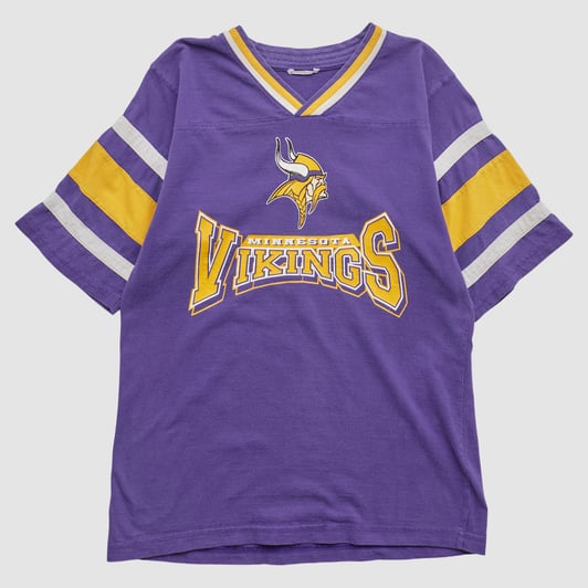 Minnesota Vikings 90s T-shirt - Purple - XS by Fanatics Real Vintage