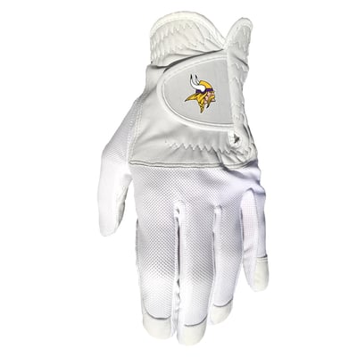 Minnesota Vikings Cool Mesh Cabretta Leather Golf Glove