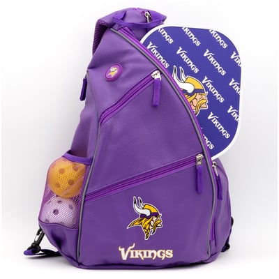 Minnesota Vikings Embroidered Team Pickleball Backpack