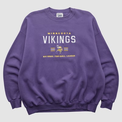 Minnesota Vikings Lee Apparel 2000s Pullover Sweatshirt - Purple - XL by Fanatics Real Vintage