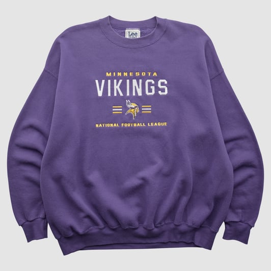 Minnesota Vikings Lee Apparel 2000s Pullover Sweatshirt - Purple - XL by Fanatics Real Vintage
