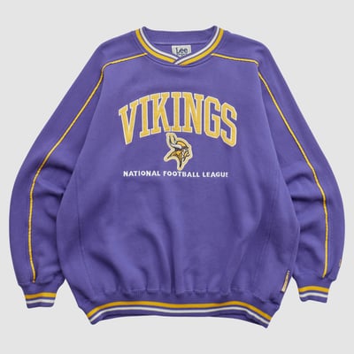 Minnesota Vikings Lee Apparel 2000s Pullover Sweatshirt - Purple - XL by Fanatics Real Vintage